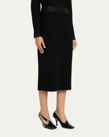 A.L.C. Jane Embellished Knit Midi Skirt | Thumbnail 4