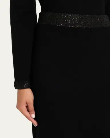 A.L.C. Jane Embellished Knit Midi Skirt | Thumbnail 5