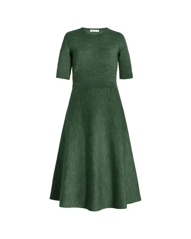 Seymore Heathered Wool-Cashmere Knit Midi Dress