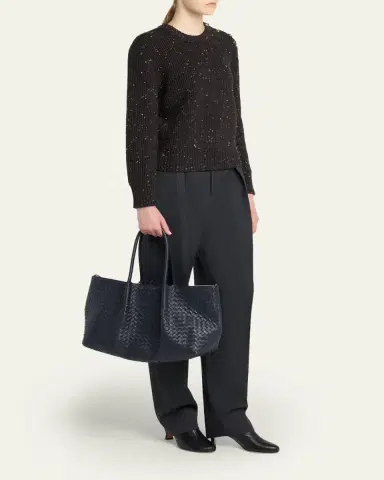 Bottega Veneta Large Pinacoteca Reversible Leather Tote Bag | Thumbnail 9