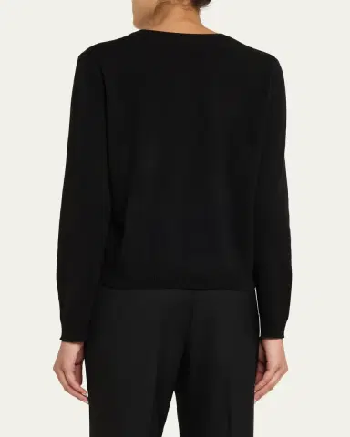 Majestic Filatures Crewneck Cashmere Sweater | Thumbnail 3 Majestic Filatures Crewneck Cashmere Sweater | Thumbnail 3