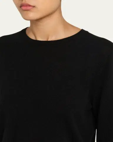 Majestic Filatures Crewneck Cashmere Sweater | Thumbnail 5 Majestic Filatures Crewneck Cashmere Sweater | Thumbnail 5