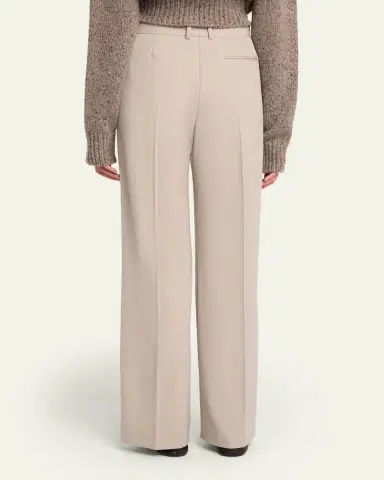 The Row Virgil Double-Pleated Straight-Leg Pants | Thumbnail 3 The Row Virgil Double-Pleated Straight-Leg Pants | Thumbnail 3