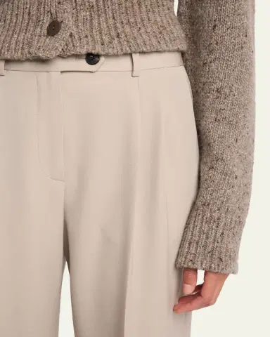 The Row Virgil Double-Pleated Straight-Leg Pants | Thumbnail 5 The Row Virgil Double-Pleated Straight-Leg Pants | Thumbnail 5