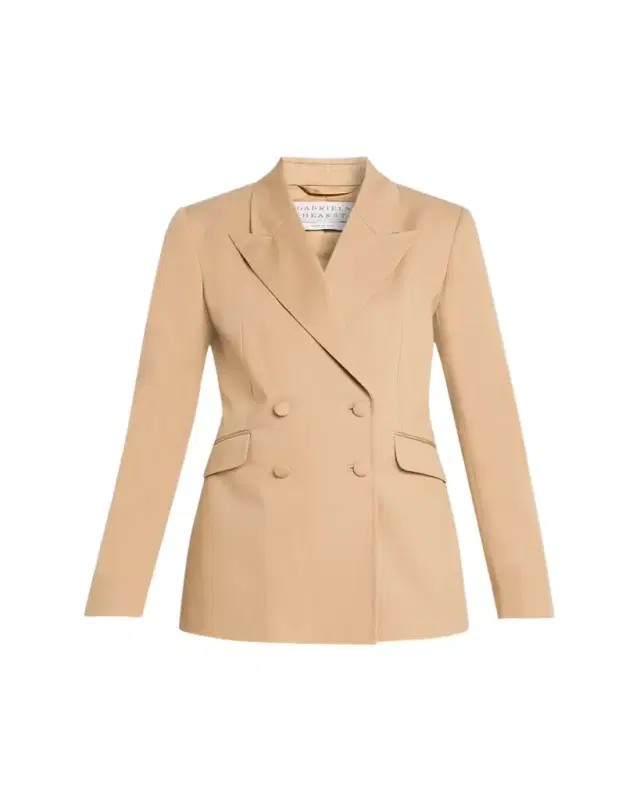 Gabriela Hearst Angela Double-Breasted Blazer Jacket