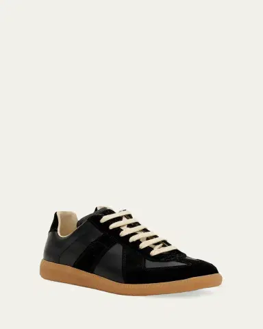 Maison Margiela Replica Suede & Leather Sneakers | Thumbnail 6