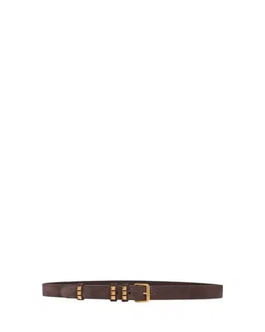 Valentino Garavani Rockstud Suede Belt, 30mm | Thumbnail 1 Valentino Garavani Rockstud Suede Belt, 30mm | Thumbnail 1
