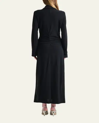 Altuzarra Claudia Ruched Long-Sleeve Shirtdress | Thumbnail 3 Altuzarra Claudia Ruched Long-Sleeve Shirtdress | Thumbnail 3