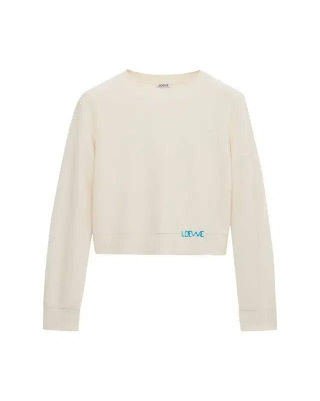 Loewe Logo Embroidered Wool Crewneck Sweater