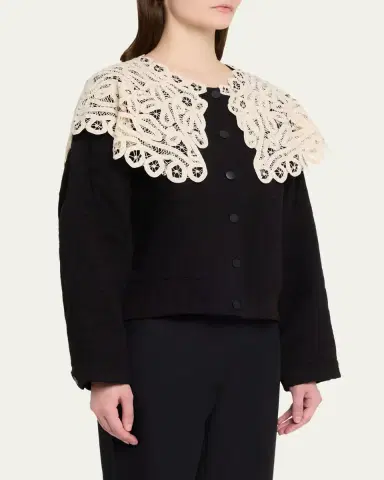 Sea Adelina Battenberg Lace Jacket | Thumbnail 4 Sea Adelina Battenberg Lace Jacket | Thumbnail 4