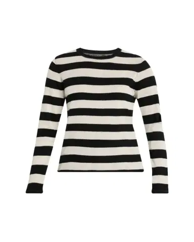 MAJESTIC FILATURES Machine Washable Cashmere Striped Pullover | Thumbnail 1 MAJESTIC FILATURES Machine Washable Cashmere Striped Pullover | Thumbnail 1