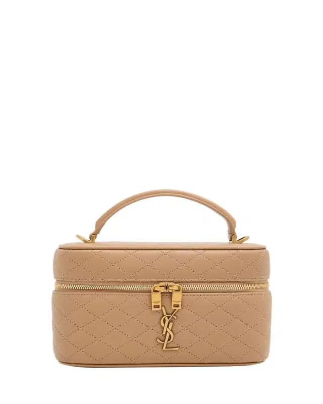 Saint Laurent Gaby Vanity Quilted Leather Bag