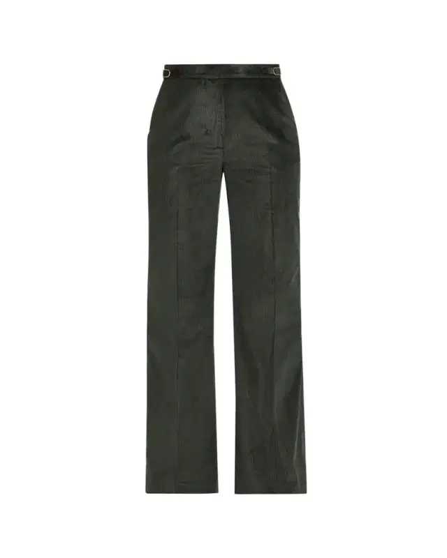 Vesta High-Waist Cotton Corduroy Pants