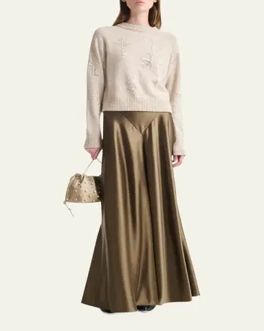 Altuzarra Paulie Beaded Crewneck Sweater | Thumbnail 2 Altuzarra Paulie Beaded Crewneck Sweater | Thumbnail 2