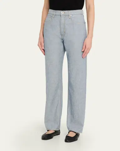 SLVRLAKE London Straight-Leg Jeans | Thumbnail 4