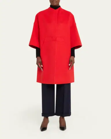 Giorgio Armani Bicolor Virgin Wool Coat | Thumbnail 2 Giorgio Armani Bicolor Virgin Wool Coat | Thumbnail 2