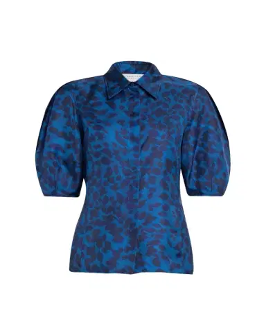 Gabriela Hearst Sansi Leaf-Print Silk Twill Top | Thumbnail 1 Gabriela Hearst Sansi Leaf-Print Silk Twill Top | Thumbnail 1
