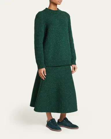 Gabriela Hearst Alfie Cashmere Crewneck Sweater | Thumbnail 4