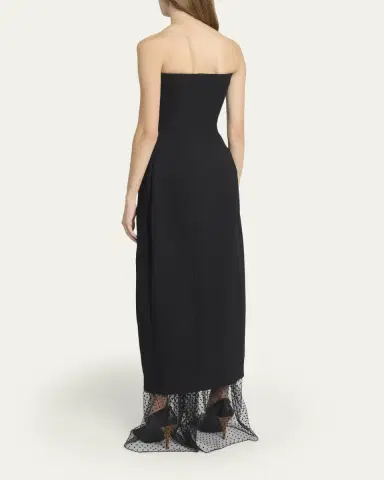 Alaïa Round Strapless Corset Dress | Thumbnail 3