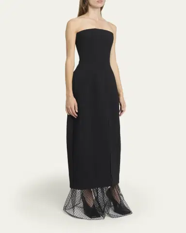 Alaïa Round Strapless Corset Dress | Thumbnail 4