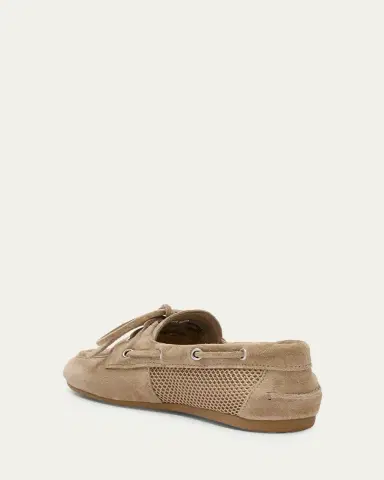Miu Miu Suede Mesh Moccasins | Thumbnail 2
