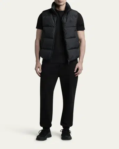 Moncler Men's Gabas Short Sleeve Padded Vest | Thumbnail 2