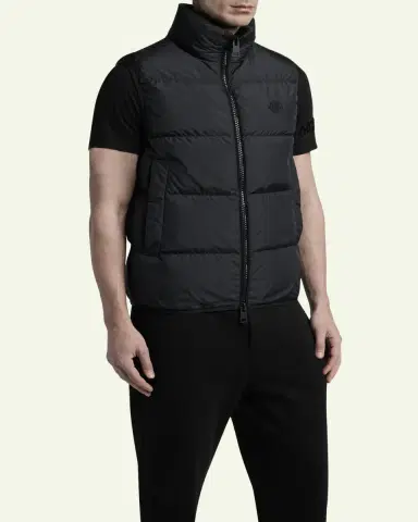 Moncler Men's Gabas Short Sleeve Padded Vest | Thumbnail 4