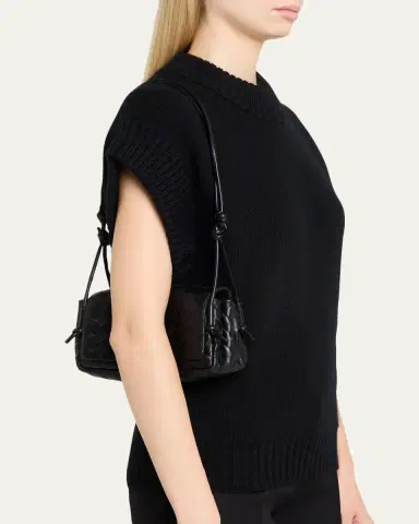 Bottega Veneta Notturno Nappa Leather Shoulder Bag | Thumbnail 2 Bottega Veneta Notturno Nappa Leather Shoulder Bag | Thumbnail 2