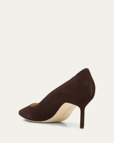Manolo Blahnik 70mm BB Suede Pumps | Thumbnail 2