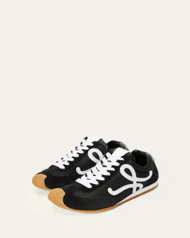 Loewe Men's Ballet Runner 2.0 Nylon & Calfskin Sneakers | Thumbnail 2 Loewe Men's Ballet Runner 2.0 Nylon & Calfskin Sneakers | Thumbnail 2
