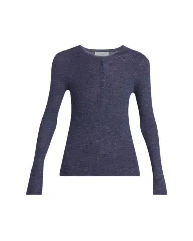 Gabriela Hearst Anges Cashmere Rib Henley Sweater | Thumbnail 1