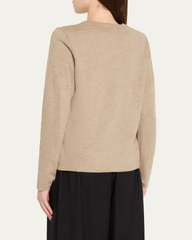 Majestic Filatures Cashmere Melange-Knit Crewneck | Thumbnail 3 Majestic Filatures Cashmere Melange-Knit Crewneck | Thumbnail 3