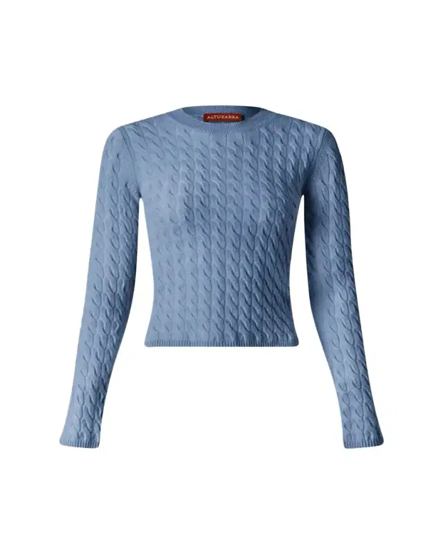 Milla Cashmere Cable-Knit Sweater