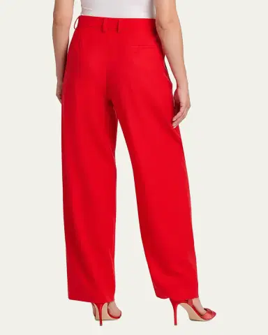 Giorgio Armani Wide-Leg Virgin Wool Trousers | Thumbnail 3 Giorgio Armani Wide-Leg Virgin Wool Trousers | Thumbnail 3