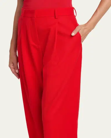Giorgio Armani Wide-Leg Virgin Wool Trousers | Thumbnail 5 Giorgio Armani Wide-Leg Virgin Wool Trousers | Thumbnail 5