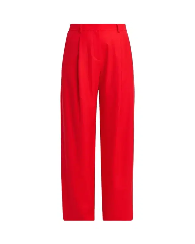 Giorgio Armani Wide-Leg Virgin Wool Trousers