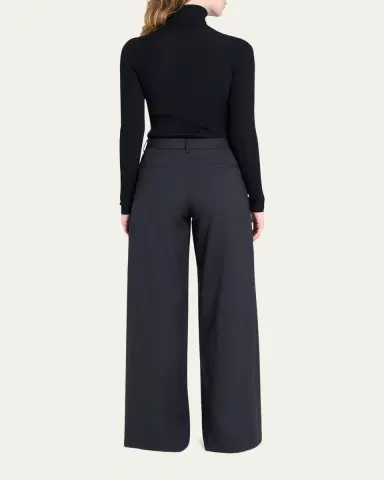 TWP Rib-Knit Wool Turtleneck Sweater | Thumbnail 3 TWP Rib-Knit Wool Turtleneck Sweater | Thumbnail 3