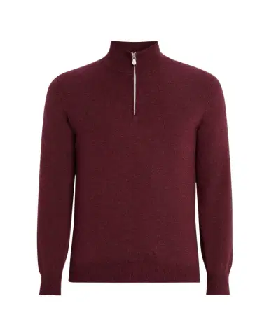 Brunello Cucinelli Men's Cashmere Quarter-Zip Sweater | Thumbnail 1