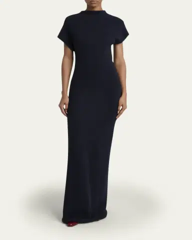 Proenza Schouler Abie Boiled Wool Maxi Dress | Thumbnail 5 Proenza Schouler Abie Boiled Wool Maxi Dress | Thumbnail 5