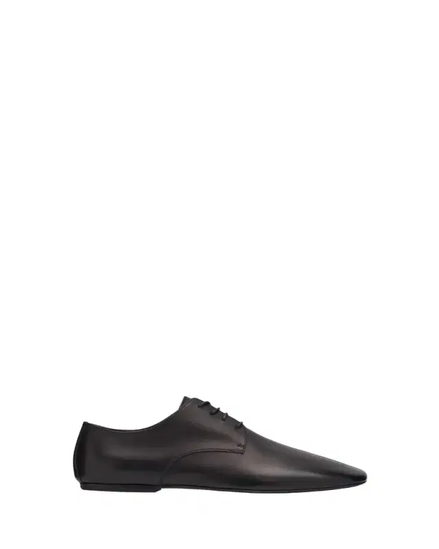 Dries Van Noten Men's Minimal Leather Oxford Shoes