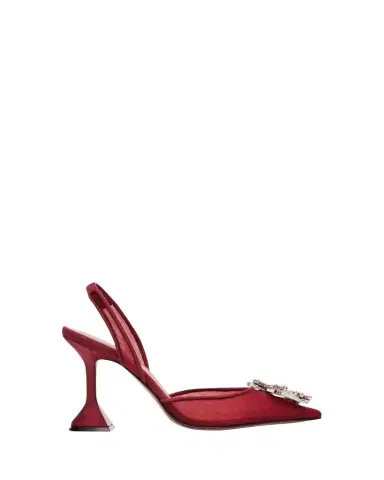 Amina Muaddi 95mm Begum Mesh Crystal Slingback Pumps | Thumbnail 1 Amina Muaddi 95mm Begum Mesh Crystal Slingback Pumps | Thumbnail 1