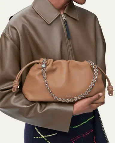 Loewe Flamenco Shoulder Bag in Smooth Leather | Thumbnail 2 Loewe Flamenco Shoulder Bag in Smooth Leather | Thumbnail 2