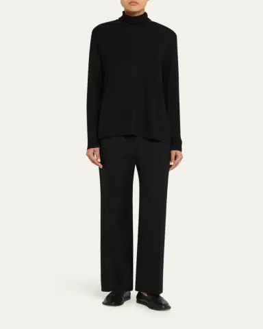 Majestic Filatures Soft Touch Pleated Long-Sleeve Turtleneck | Thumbnail 2 Majestic Filatures Soft Touch Pleated Long-Sleeve Turtleneck | Thumbnail 2