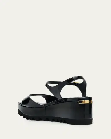Stella McCartney 80mm Elyse Patent Platform Sandals | Thumbnail 4