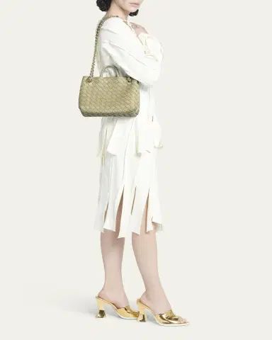 Bottega Veneta Small Andiamo Shoulder Bag with Chain Strap | Thumbnail 6 Bottega Veneta Small Andiamo Shoulder Bag with Chain Strap | Thumbnail 6