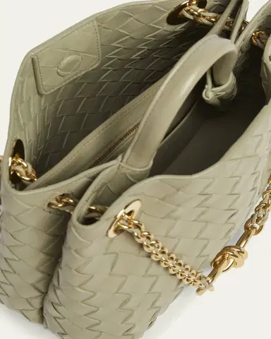 Bottega Veneta Small Andiamo Shoulder Bag with Chain Strap | Thumbnail 8 Bottega Veneta Small Andiamo Shoulder Bag with Chain Strap | Thumbnail 8