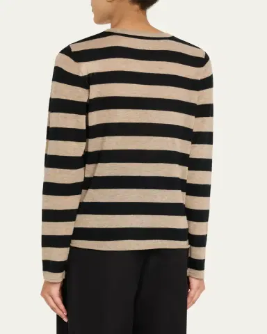 Majestic Filatures Machine Washable Cashmere Striped Pullover | Thumbnail 11 Majestic Filatures Machine Washable Cashmere Striped Pullover | Thumbnail 11
