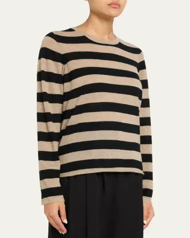 Majestic Filatures Machine Washable Cashmere Striped Pullover | Thumbnail 12 Majestic Filatures Machine Washable Cashmere Striped Pullover | Thumbnail 12
