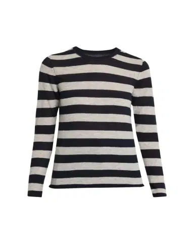 Majestic Filatures Machine Washable Cashmere Striped Pullover | Thumbnail 1 Majestic Filatures Machine Washable Cashmere Striped Pullover | Thumbnail 1