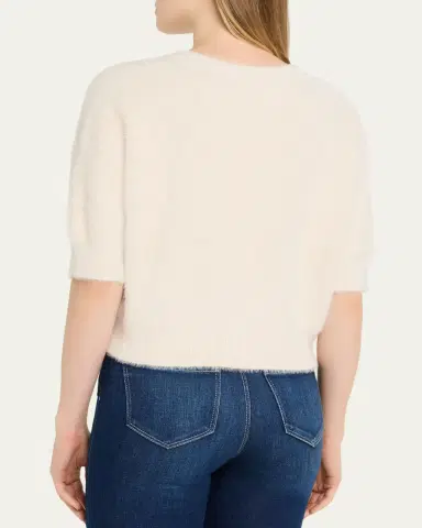 L'Agence Guinevere Cropped Pullover | Thumbnail 3 L'Agence Guinevere Cropped Pullover | Thumbnail 3